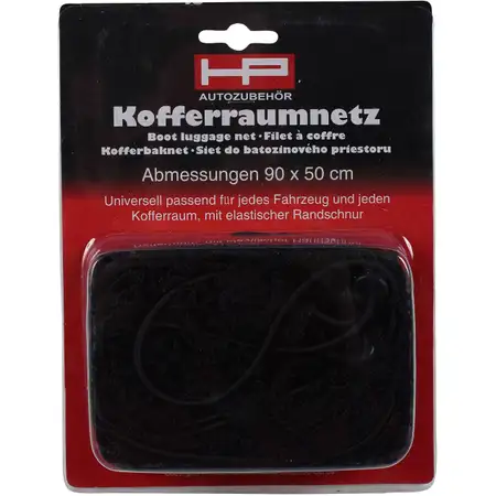 HP Kofferraumnetz Gep&auml;cknetz Sicherheitsnetz Transportnetz 90x50cm