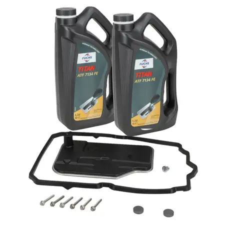 Getriebefilter Satz + 8L FUCHS ATF 7134 FE Getriebe&ouml;l MB 236.15 f&uuml;r MERCEDES 7-Gang 722.9
