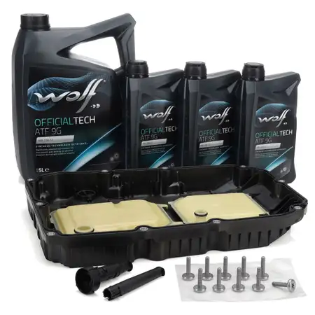 &Ouml;lwanne Automatikgetriebe 9G-TRONIC 725.1 + 8L WOLF 236.17 Getriebe&ouml;l f&uuml;r MERCEDES