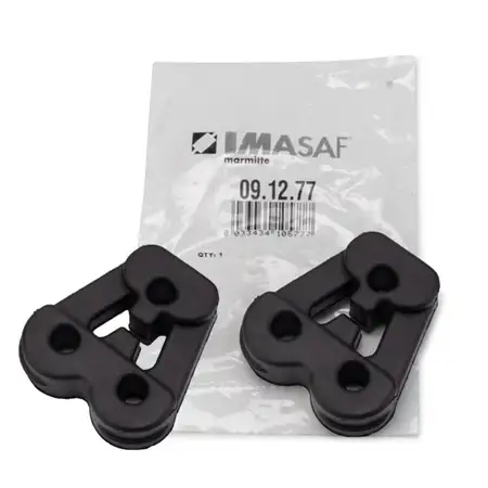 2x IMASAF Halter Auspuff Schalld&auml;mpferhalter f&uuml;r SMART ForTwo (451) 0.8 CDI 1.0 4514920044