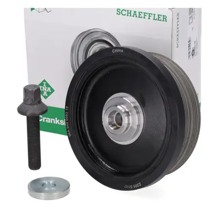 INA Crankshaft Pulley for BMW E81, E87, E46, E90/91, E60/61, X3, E83, M47 11237805696