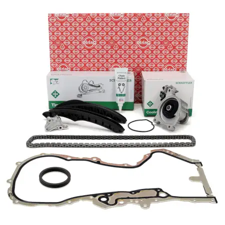 INA Steuerkettensatz + Wasserpumpe f&uuml;r VW Golf 6 Passat B6 B7 Polo 5 A1 8X A3 8P 1.4 TSI