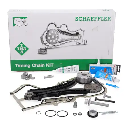 INA Steuerkettensatz f&uuml;r VW Golf 5 6 Passat B6 B7 Sharan Tiguan Touran A1 8X A3 8P 1.4 TSI