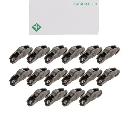 16x INA 422005910 Schlepphebel f&uuml;r VW Golf 5 6 Passat B6 Touran 2.0 FSI/TSI 06E109417S