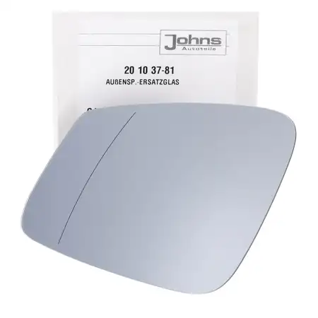 JOHNS Exterior Mirror Glass for BMW F20, F30/31, F32/36, F10/11, X1, F48 (Left) 51167284999