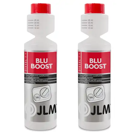 2x 250ml JLM J02385 BluBoost AdBlue&reg; Additiv SCR Anti-​Kristallisation Konzentrat