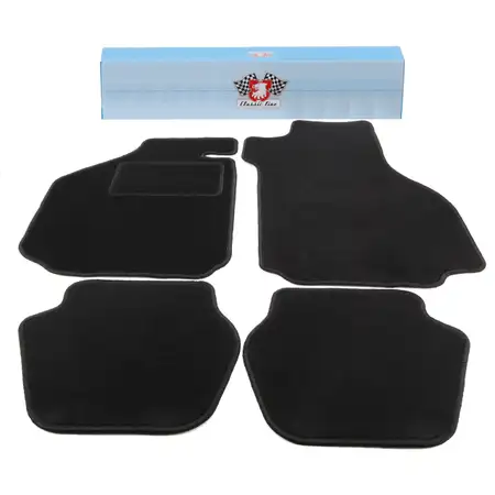 JP GROUP Veloursmatten Textilmatten Fu&szlig;matten f&uuml;r PORSCHE 911 Cabrio / Taraga 73-90 4-tlg