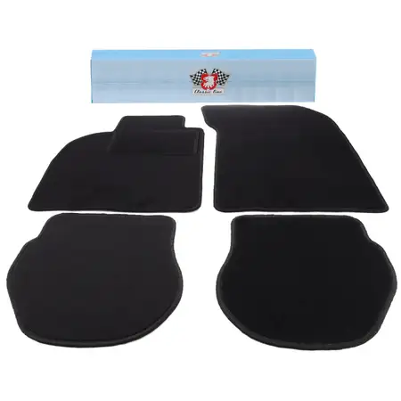 JP GROUP Veloursmatten Textilmatten Fu&szlig;matten f&uuml;r PORSCHE 964 993 Coupe Cabrio Targa 4-tlg