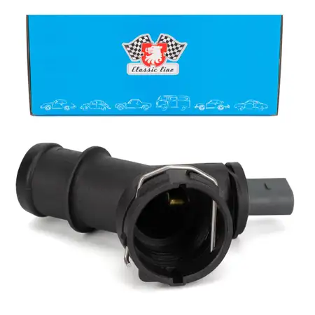 JP GROUP K&uuml;hlmittelflansch + Sensor f&uuml;r VW Golf 5 6 Passat B6 B7 Touran unten 1K0122291AE