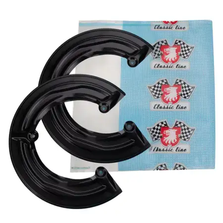 2x JP GROUP Spritzblech Bremsscheibe f&uuml;r PORSCHE 964 Carrera / Turbo hinten 96435280101