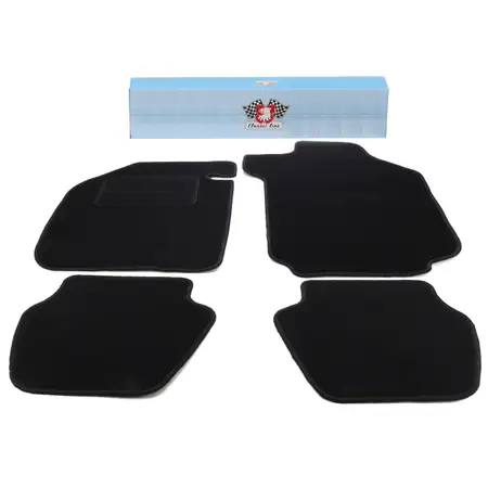 JP GROUP Veloursmatten Textilmatten Fu&szlig;matten f&uuml;r PORSCHE 911 Coupe 08.1974-11.1990 4-tlg
