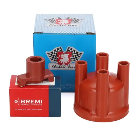 JP Verteilerkappe + BREMI Verteilerfinger VW Golf 1 2 1.6 1.8 GTI Bulli T3 PORSCHE 924