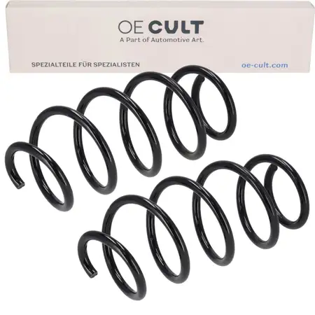 2x OE-Cult Fahrwerksfeder f&uuml;r VW Golf 5 6 Touran Octavia 2 Superb 2 vorne 1K0411105DM