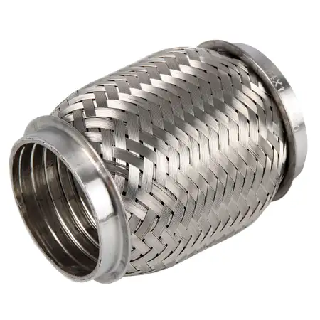 OE-Cult Rohrverbinder Flexrohr Auspuff INTERLOCK &Oslash; 64 mm L&auml;nge 117 mm f&uuml;r BMW 1er 2er 3er