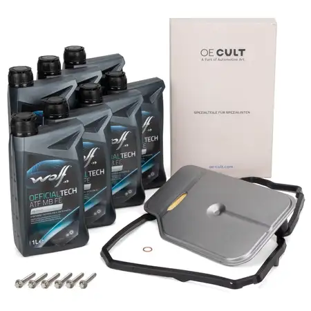 Getriebefilter Satz 7G-TRONIC 722.9 + 7L WOLF Getriebe&ouml; f&uuml;r MERCEDES C-/E-/M-/R-/S-Klasse