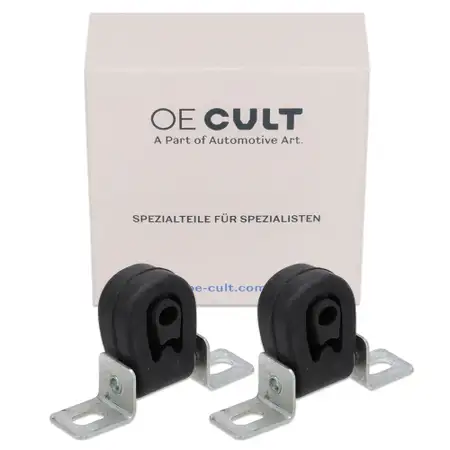 2x Halter Auspuff Schalld&auml;mpfer f&uuml;r VW Golf 3 4 Polo 3 4 T4 Vento AUDI A3 8L1 1H0253144C