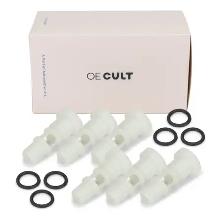 6x OE-Cult Isolierung Halter Einspritzd&uuml;se f&uuml;r MERCEDES W201 W124 M103 M104 1030780283