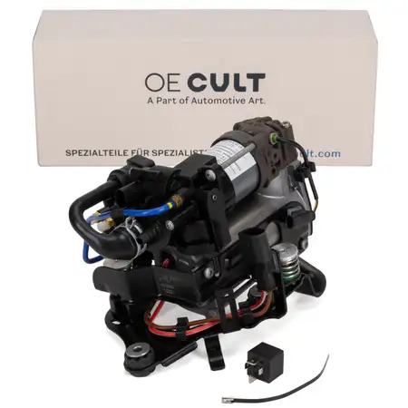 Kompressor Luftfederung Luftfahrwerk VORMONTIERT + Relais f&uuml;r BMW 7er G11 G12 37206861882