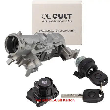 OE-Cult Lenkschloss + Z&uuml;ndschalter + Z&uuml;ndschloss f&uuml;r VW Golf 7 Polo 6 T6 A3 8V