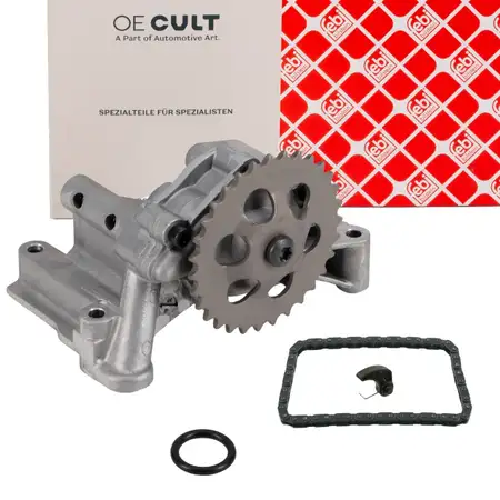 OE-Cult &Ouml;lpumpe + Steuerkettensatz f&uuml;r VW Golf 4 Passat B5 Polo 4 Sharan 7N 1.6 1.8 2.0