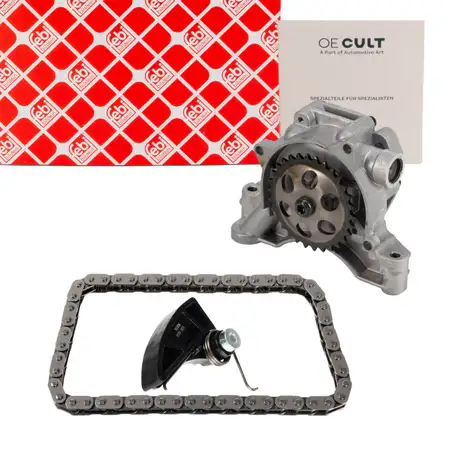 OE-Cult &Ouml;lpumpe + Steuerkettensatz f&uuml;r VW Polo 4 5 SEAT Ibiza 4 1.4 1.6 16V 81-105 PS