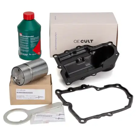 Reparatursatz Mechatronik + 1L febi 06161 Hydraulik&ouml;l f&uuml;r VAG 0AM DQ200 7-Gang