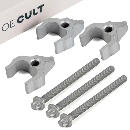 3x OE-Cult Halter + Schraube Einspritzd&uuml;se f&uuml;r BMW F20/21 F44-46 X1 F48 X2 MINI F55/56 B37