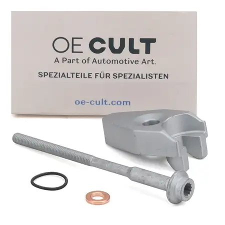 OE-Cult Mount + Screw for Fuel Injector for VW Polo 5, SEAT Ibiza 4, SKODA 1.2 TDI 03P130216