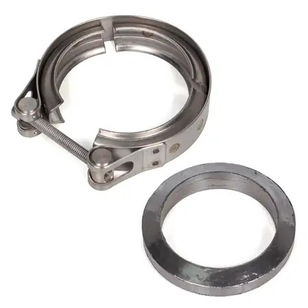 Rohrverbinder + ORIGINAL Dichtung Abgasrohr f&uuml;r VW Multivan Transporter T5 1.9-2.5 TDI