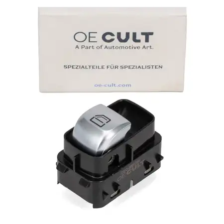 OE-Cult Schalter Fensterheber Chrom/Schwarz f&uuml;r MERCEDES W205 X253 W447 N293 2059051513