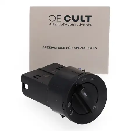 OE-Cult Lichtschalter Hauptlichtschalter f&uuml;r VW CADDY 3 POLO 4 5 Transporter T5 6Q0941531C