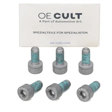 6x OE-Cult Schraube Kupplungsdruckplatte M8x18-10.9 f&uuml;r BMW MINI 21207548052