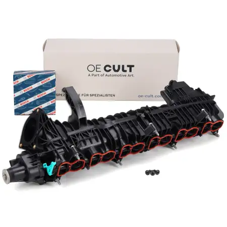 OE-Cult Ansaugbr&uuml;cke + BOSCH Stellelement f&uuml;r BMW F30-34 F32-36 F10/11 F12/13 X3 X5 N57