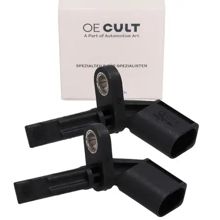 2x OE-Cult ABS Sensor Raddrehzahl f&uuml;r AUDI A4 B8 A5 A6 C6 C7 A7 A8 Q5 R8 vorne o. hinten