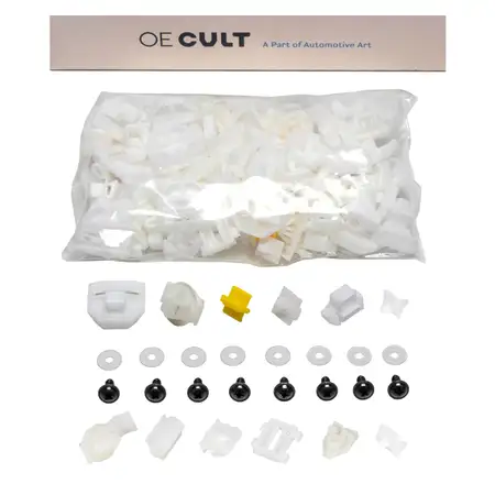 OE-Cult Sortiment Komplettset Befestigungselemente f&uuml;r MERCEDES-BENZ 190 W201 1988-1993