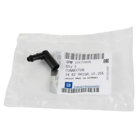 ORIGINAL GM OPEL Schlauchverbinder Waschwasserleitung Astra G H Corsa D Zafira B 13171805