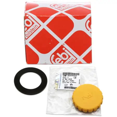 ORIGINAL &Ouml;leinf&uuml;lldeckel + febi Dichtung f&uuml;r OPEL Astra Corsa Kadett Manta Rekord Vectra