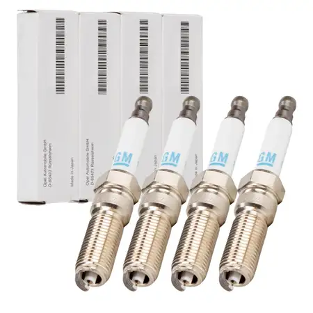4x ORIGINAL GM OPEL Z&uuml;ndkerze Astra K (B16) 1.4 CNG B14XNT 110 PS 12680330