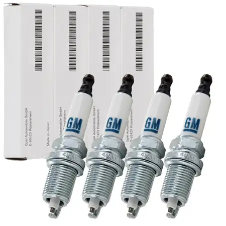 4x ORIGINAL GM OPEL Spark Plug Adam Corsa D E 1.2/1.4 LPG 86/87/90 HP 25194155