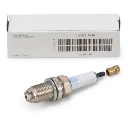 1x ORIGINAL GM OPEL Z&uuml;ndkerze ASTRA F G CORSA B C OMEGA B VECTRA B C ZAFRIA A B 95519056