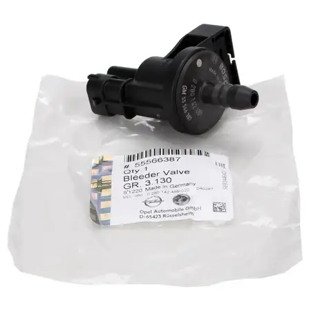 ORIGINAL OPEL Entl&uuml;ftungsventil Kraftstoff Astra J Corsa D Zafira C Meriva B 1.4i 55566387