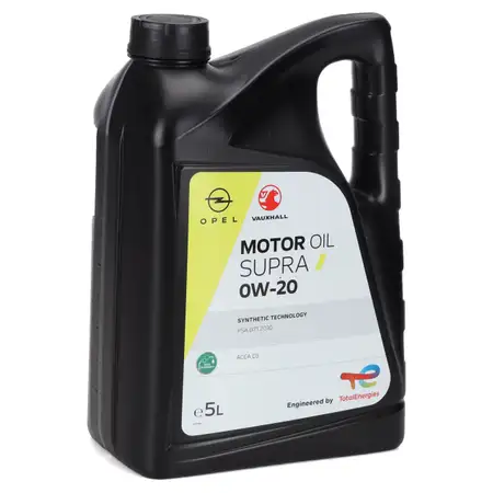 5L 5 Liter ORIGINAL OPEL SUPRA Motor&ouml;l 0W20 0W-20 ACEA C5 / PSA B71 2010 1689794080