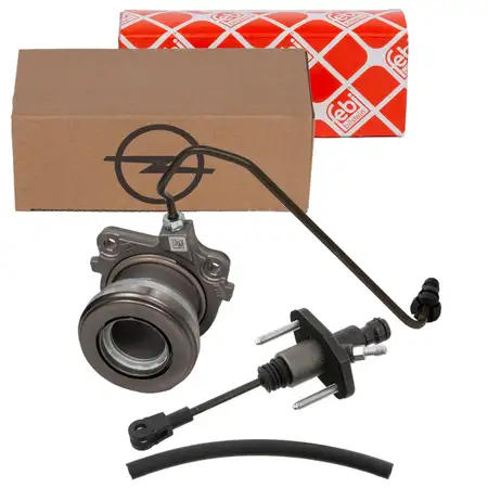 Clutch slave cylinder + febi clutch master cylinder for OPEL Astra H 1.6/2.0 Turbo / OPC