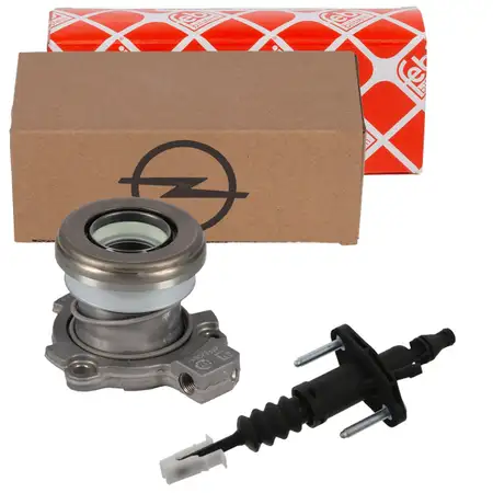 Clutch slave cylinder + febi clutch master cylinder for OPEL Signum CC Vectra C (F13/F17)