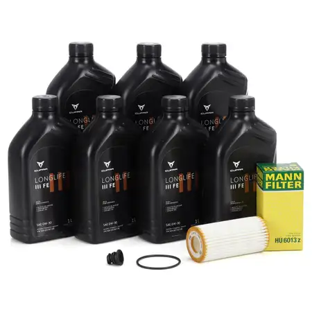7L ORIGINAL 0W-30 Motor&ouml;l + MANN &Ouml;lfilter f&uuml;r CUPRA Ateca Formentor Leon 5F KL 2.0 TSI VZ