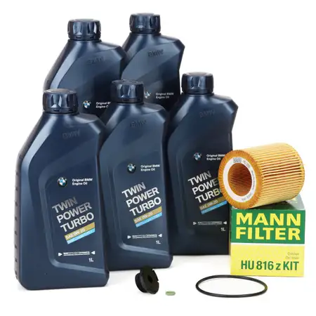 5L ORIGINAL 0W-20 Motor&ouml;l + MANN &Ouml;lfilter f&uuml;r BMW F20 F21 F22 F23 F30-34 F10 F11 X1 X3 N20