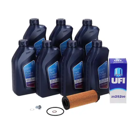 7L ORIGINAL 0W-20 Motor&ouml;l + UFI &Ouml;lfilter f&uuml;r BMW 1er 2er 3er 4er 5er 6er 7er 8er B58 B57