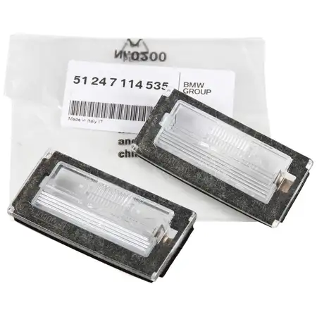 2x ORIGINAL MINI Lichtscheibe Kennzeichenbeleuchtung R50 R53 R52 51247114535