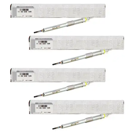 4x ORIGINAL Glow Plug for RENAULT Laguna, Megane, Scenic, Trafic 1.6/2.0/2.3 dCi 110650819R