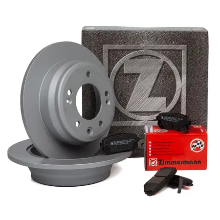 ZIMMERMANN Brake Discs + Pads for HYUNDAI i30 FD ix35 KIA Cee'